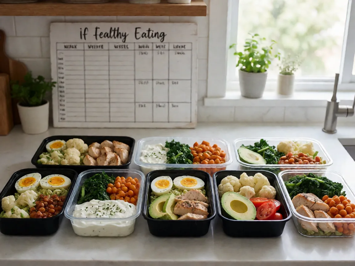 High Protein Low Carb Diet Meal Plans: 3 Templates